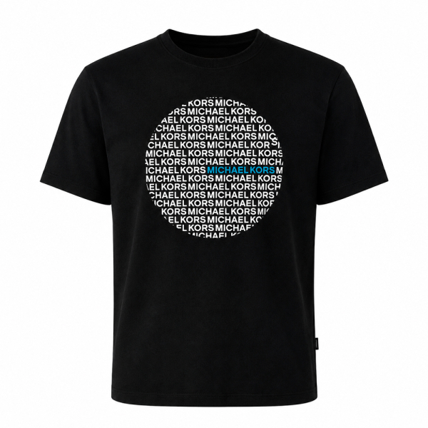 Michael Kors T-shirts Noir - T-SHIRT AVEC LOGO CERCLE IMPRIM - XXL - Ref 71 €